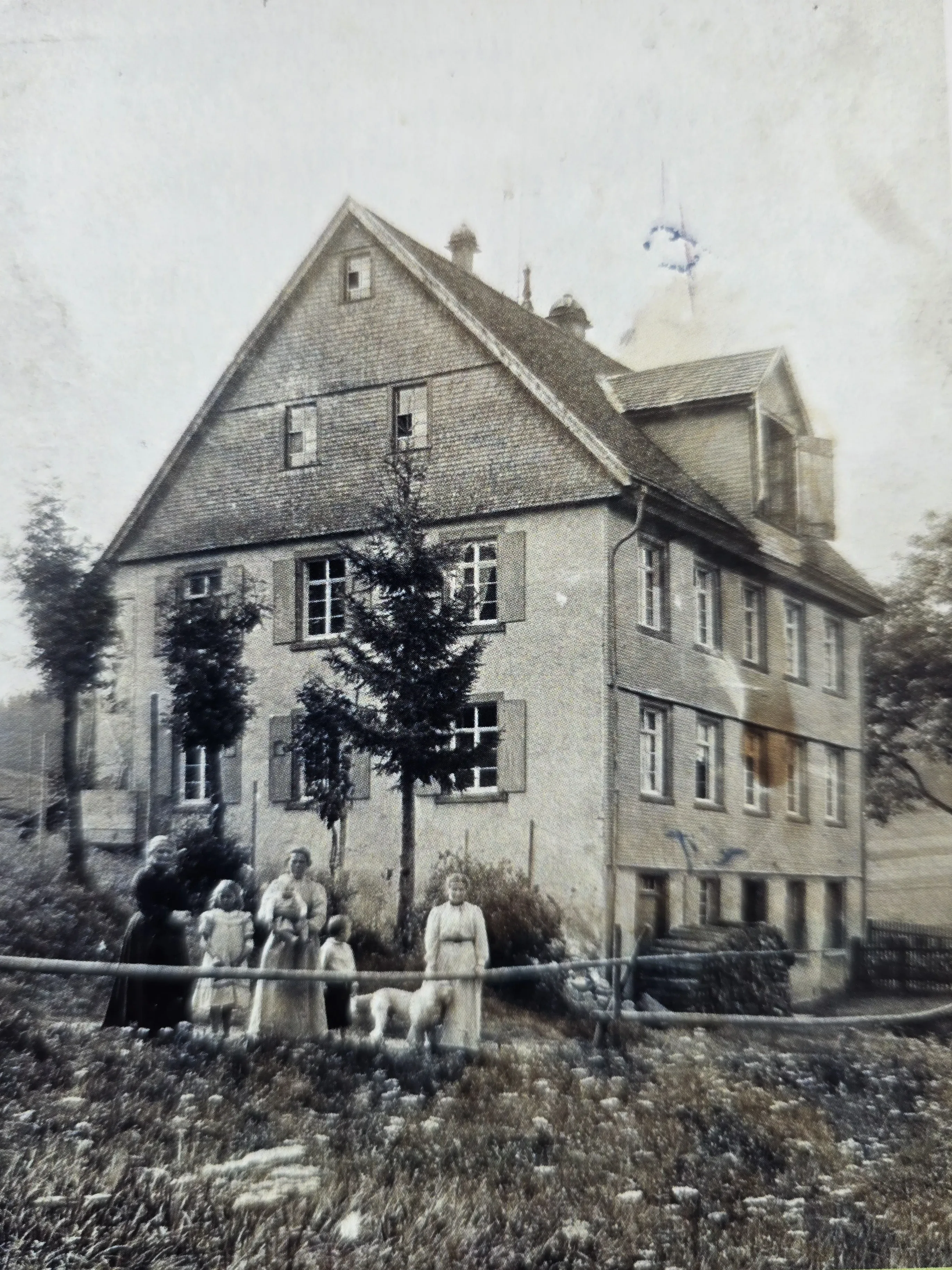 Historisches Glatzenhaus in Schönenbach im Jahr 1912